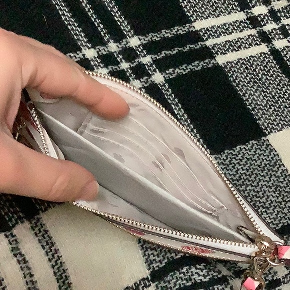 Kate Spade pink gift printed tinie wristlet wallet - Picture 6 of 9